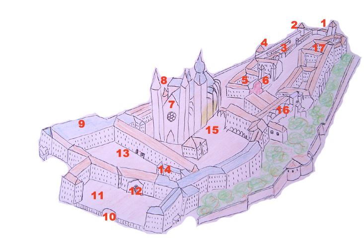Plan chateau de prague